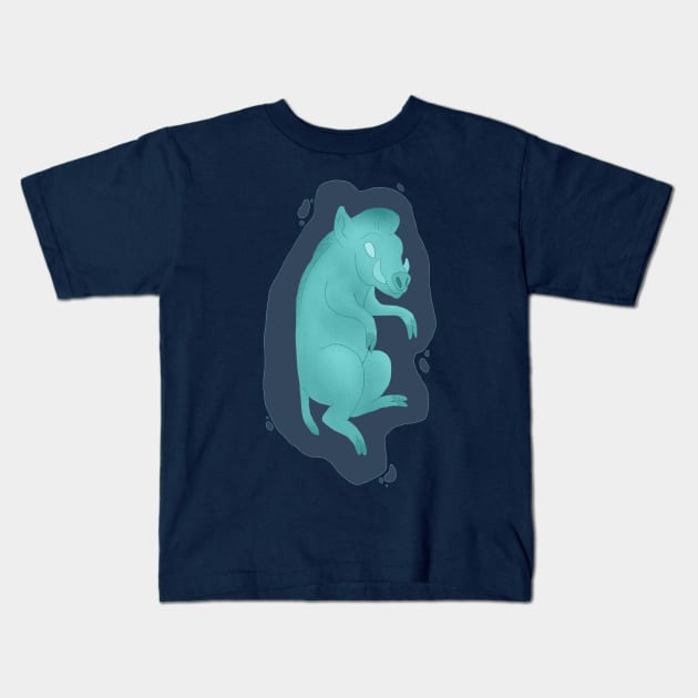 Spirit Boar Kids T-Shirt by MorganColbornArt